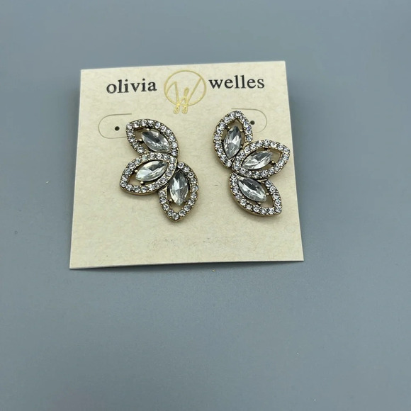 OLIVIA WELLES Dana Crystal Earrings - Picture 6 of 6